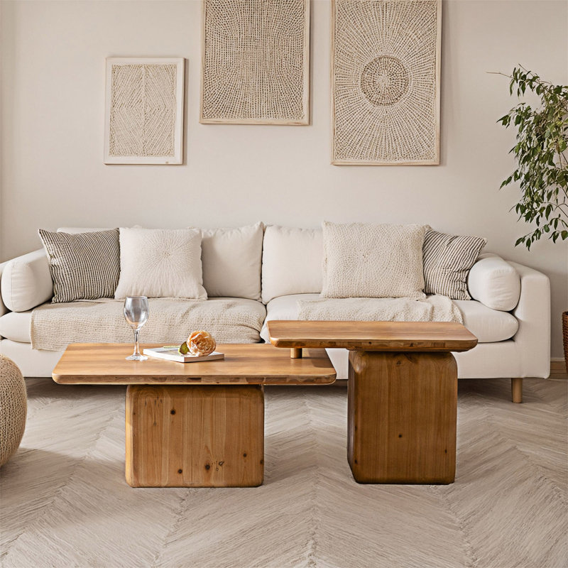 Ensemble de tables basses, Naturel
