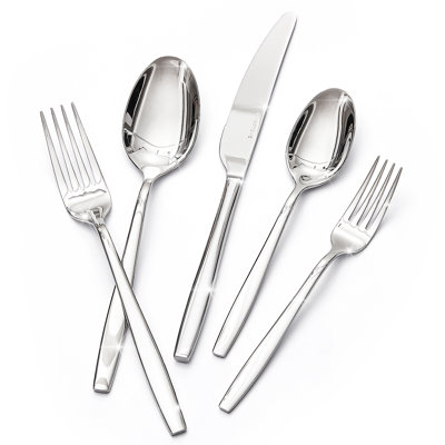 20 Piece 18/10 Stainless Steel Silverware Set, Service For 4