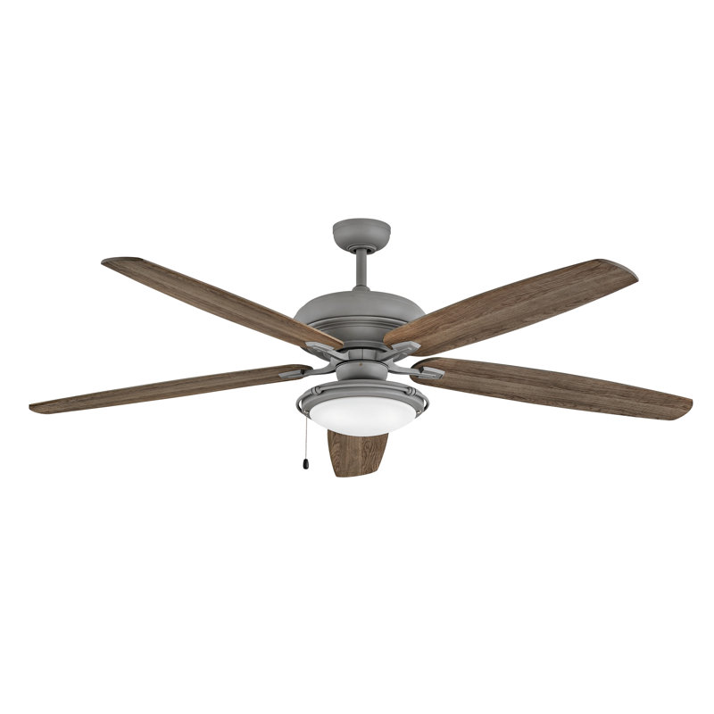 72"  5 - Blade Standard Ceiling Fan with Wall Control, Graphite