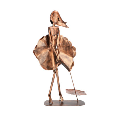 Hand Finishing Steel Figurine / Sculpture Decorative Object