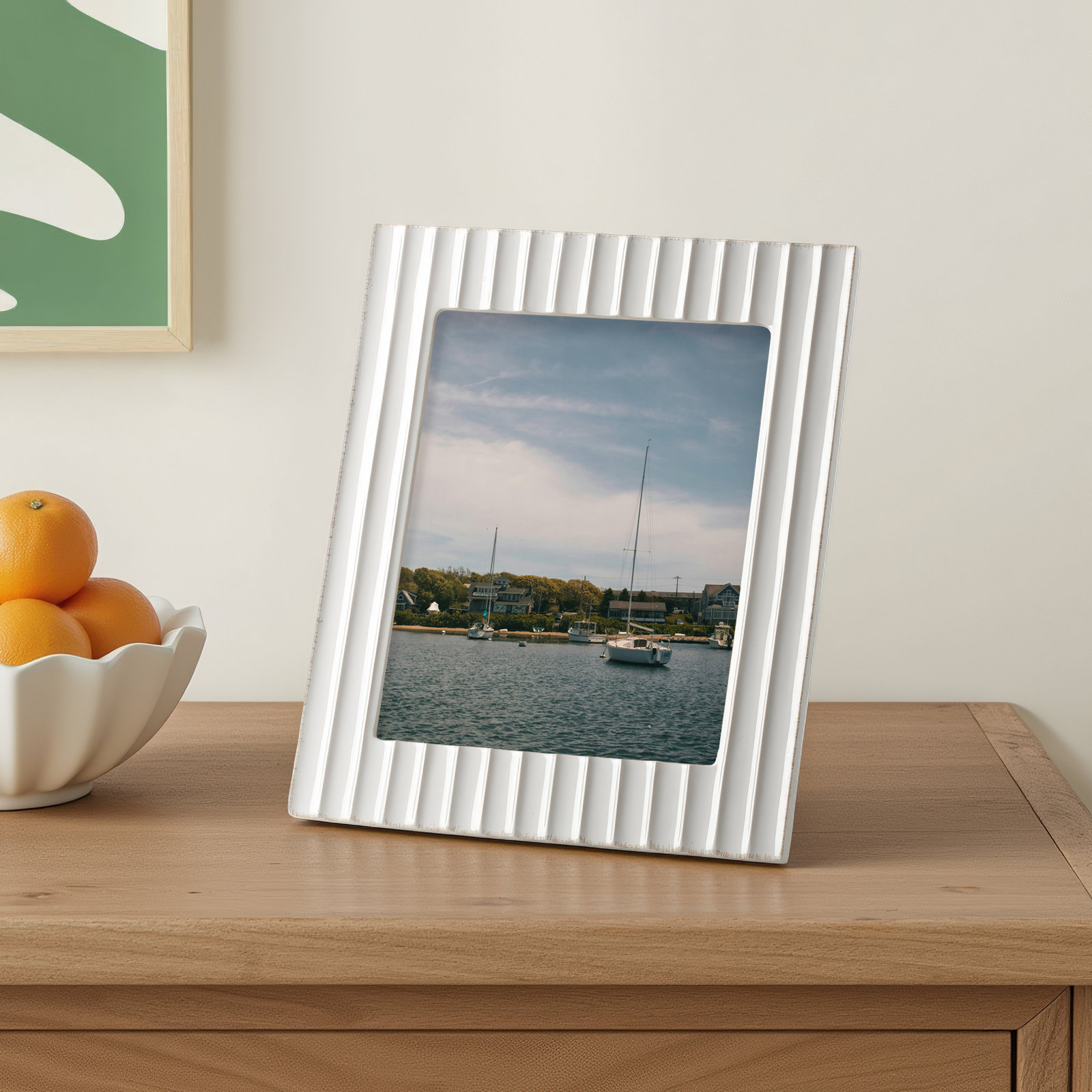 French Perle Giftware Picture Frame, 8" W x 10" H