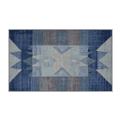 Tapis gris lavable à la machine