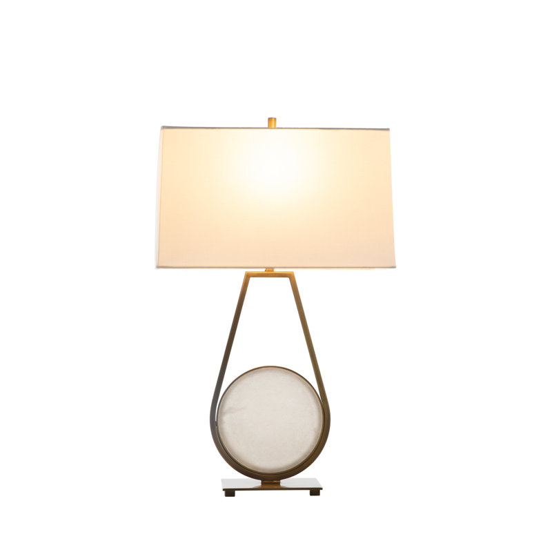 Emerald Table Lamp -White, White