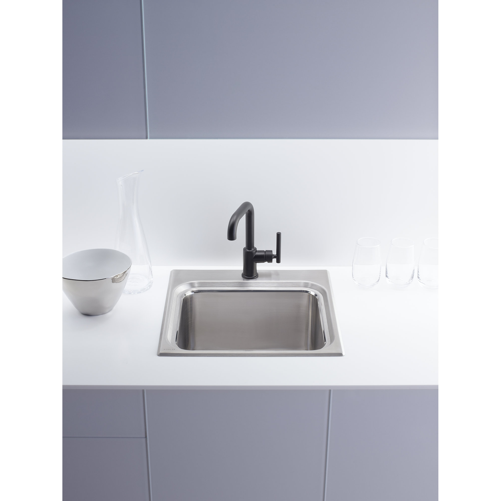 Purist Bar Faucet with Accessories, Matte Black