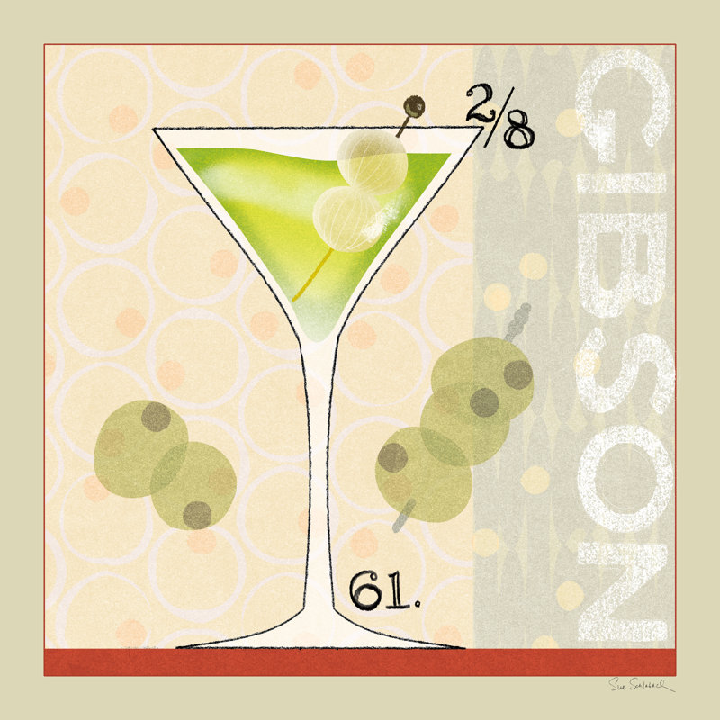 Gibson Smooth by Sue Schlabach - Wrapped Canvas Print, 51cm H x 51cm W