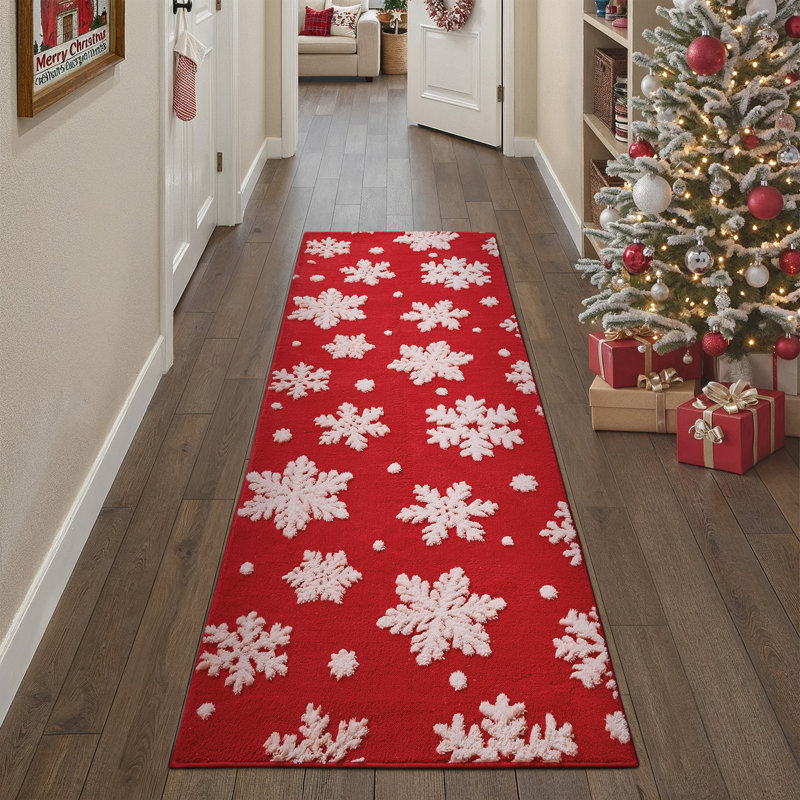 Tapis d'intérieur Frost Christmas, Rectangle 2 pi x 6 pi