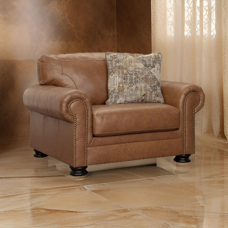 Riana Faux Leather Armchair