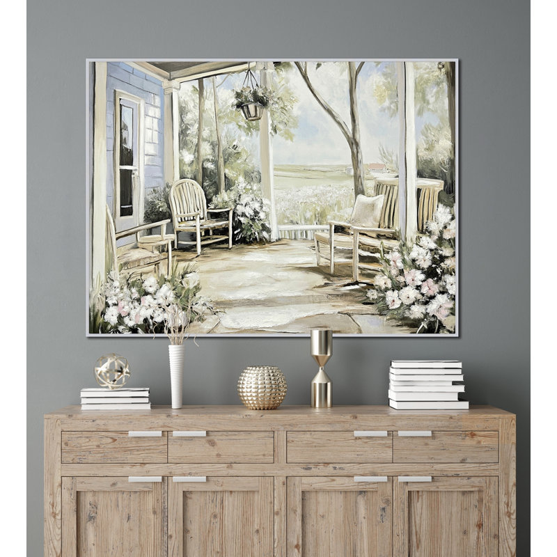 Art mural sur toile confort campagne
