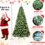 Arbre de Noël 6 pi avec 300 lumières Ul, 779 pointes, caractéristique, support en métal pour petits espaces-270173200