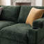Canapé d'angle modulaire surdimensionné en forme de U de 295 cm (116 pouces), 6 places, confortable, en chenille, avec assise profonde et pouf amovible.-1306224646-1302126582