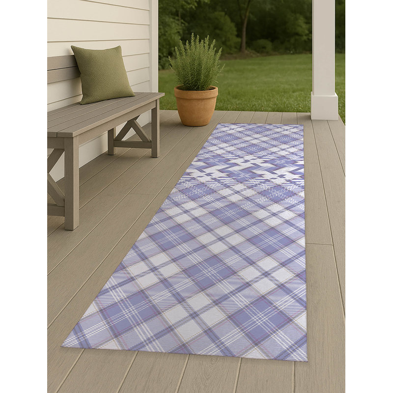 Tapis d'extérieur antidérapant Diamond, Tapis de couloir 2 pi 6 po x 8 pi