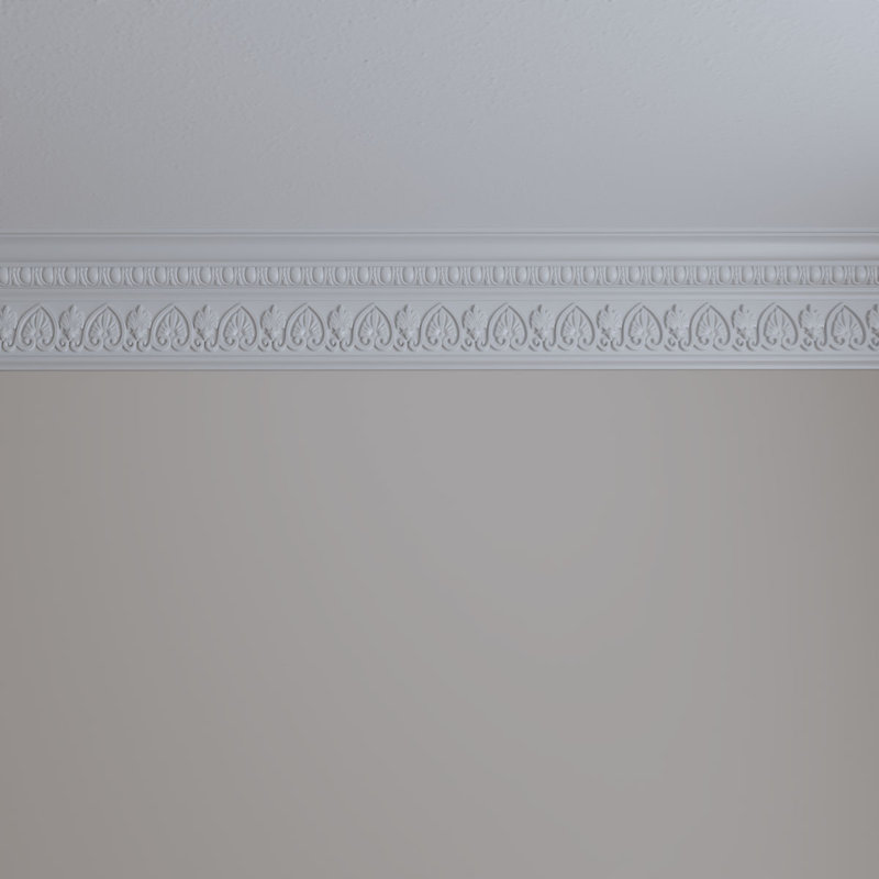 Kirke 94.5" White Polyurethane Crown Moulding