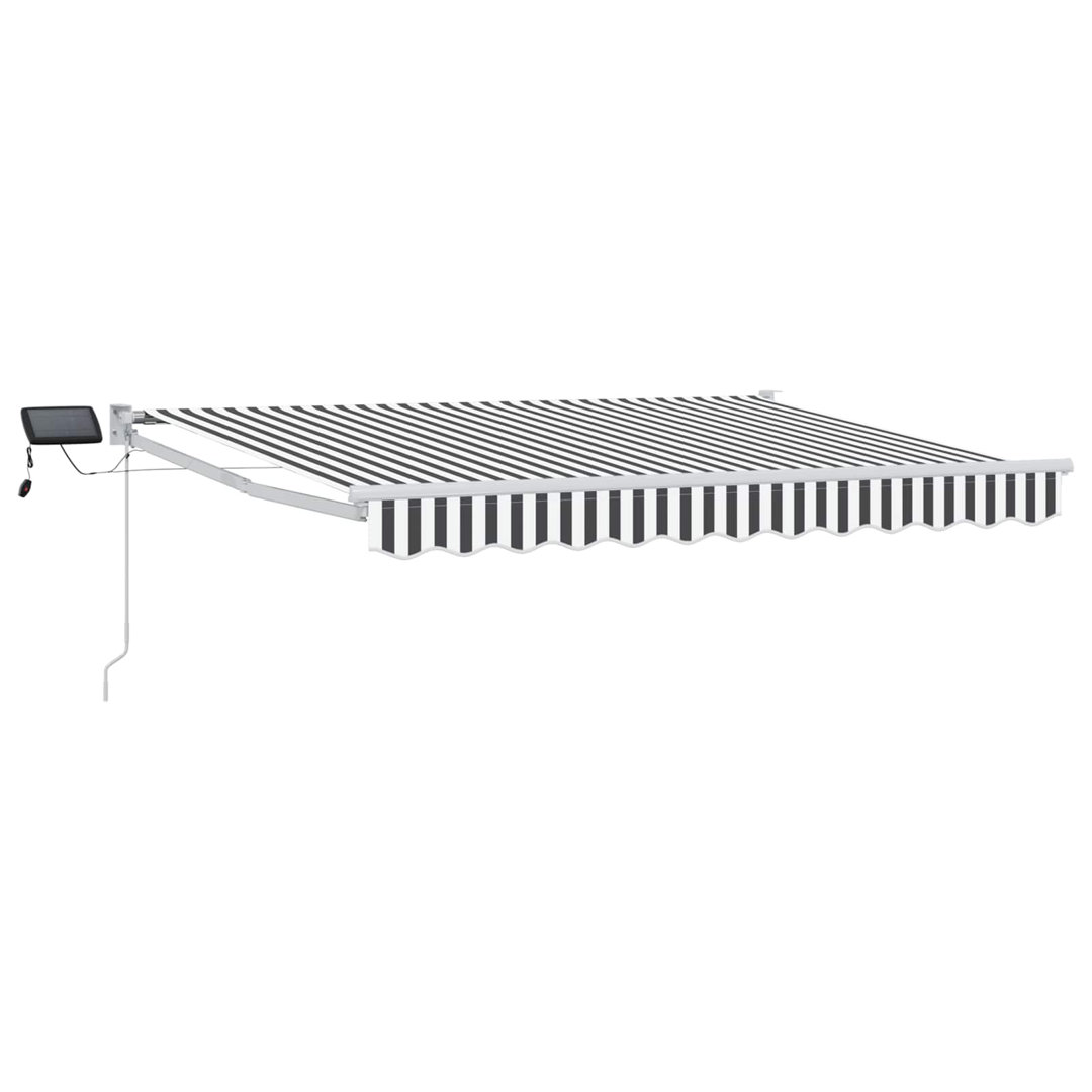 VidaXL Polyester Cover Retractable Patio Awning