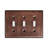 Hand Hammered 3-Gang Toggle Light Switch Wall Plate-48323330