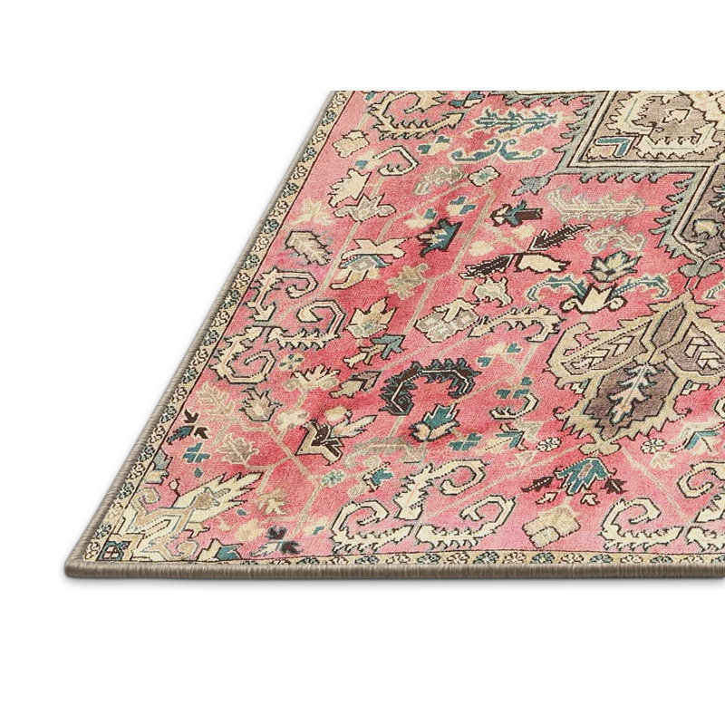 Ariha Performance Oriental Indoor Rug, Rectangle 5' x 7'
