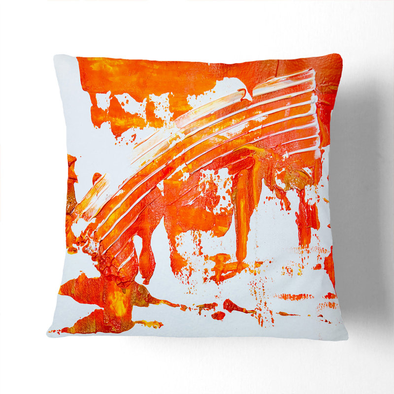 Abstract Square Throw Cushion, 40 x 40 cm, Black