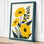 Three Stem Botanic Botanical - Wrapped Canvas-740686613-740686618