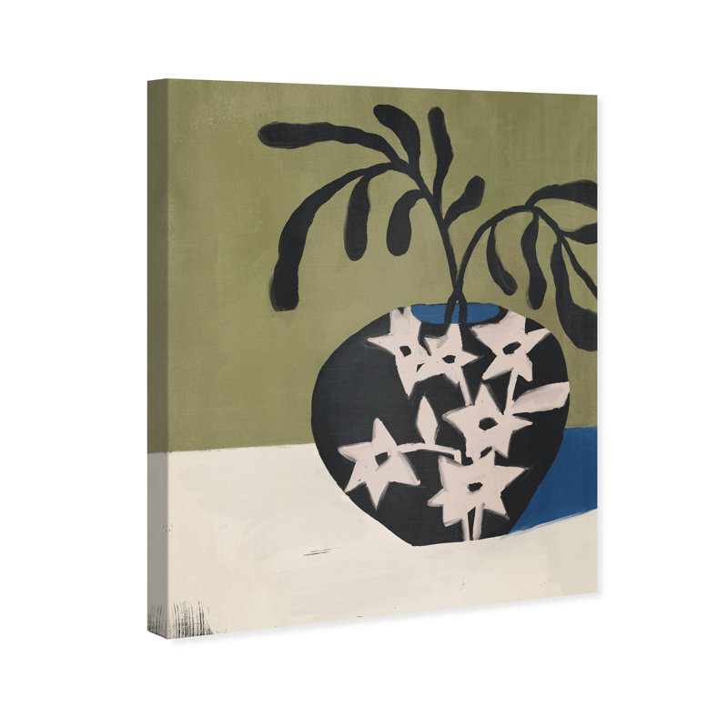 Olive Branch Vase Print by Oliver Gal, 20"H x 16"W, Gallery Wrapped