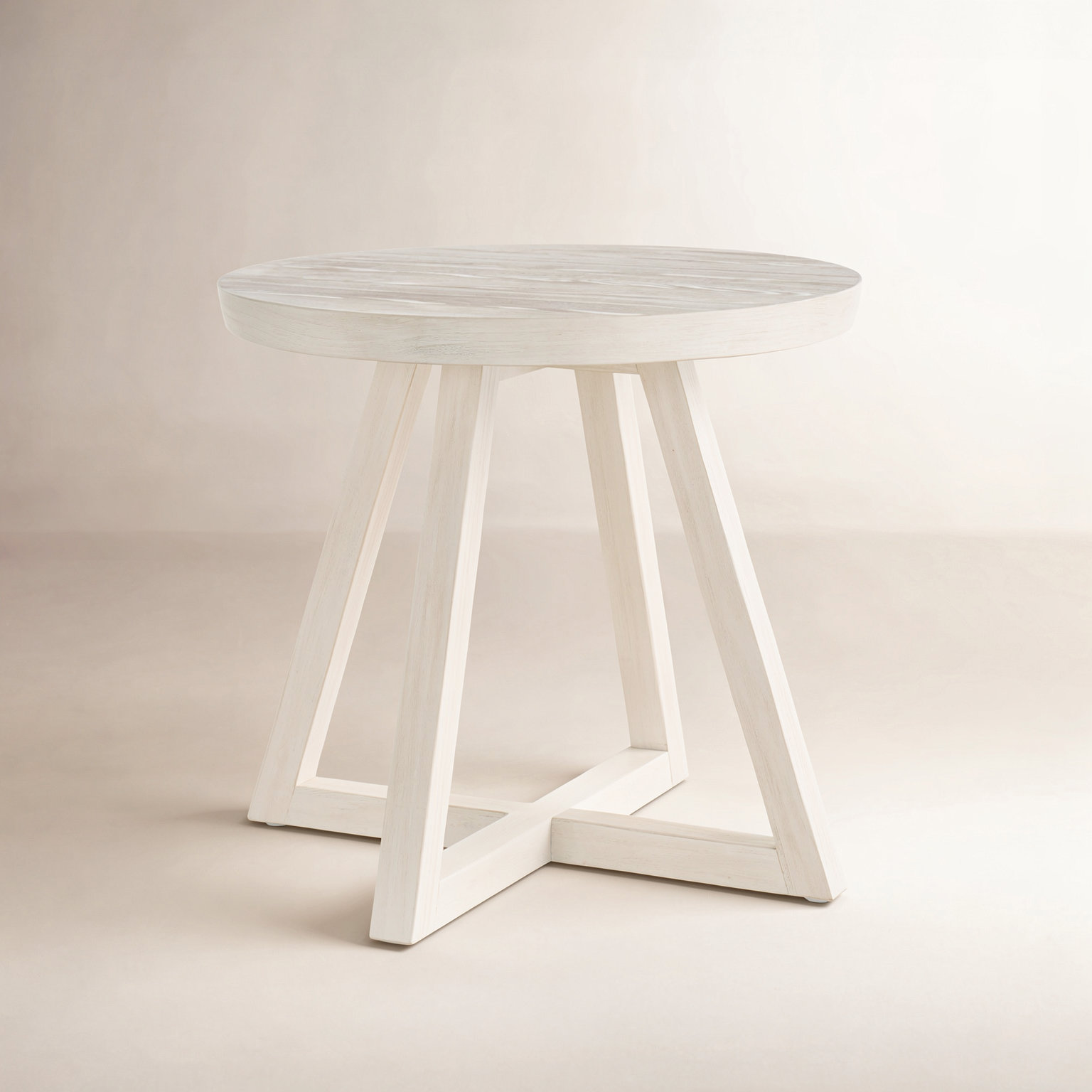 Baxley End Table, Ivory
