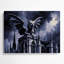 Art mural gris en métal Sci Fi Gargoyle-549354796
