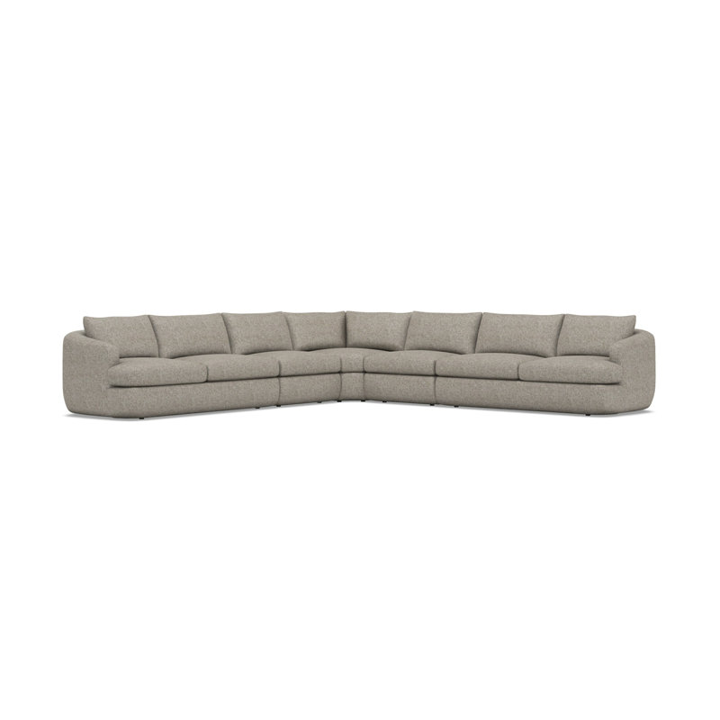 Jules Fabric 5 Pc Sectional, 1697-012