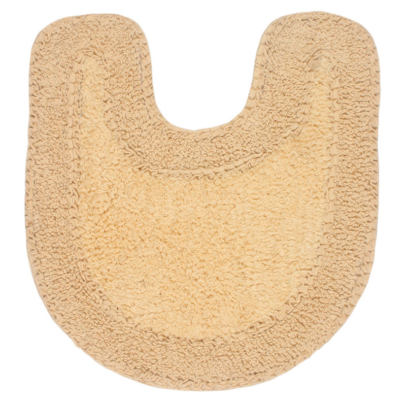 Concetta Plush Cotton Contour Mat, Yellow