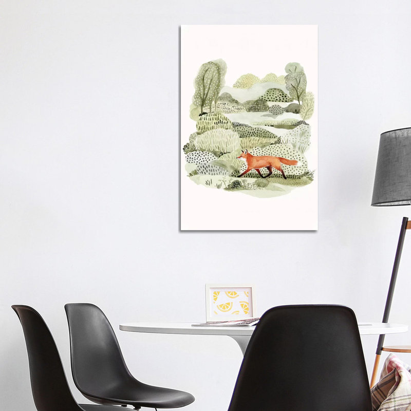 Fox Glen II by Victoria Borges - Wrapped Canvas Gallery-Wrapped Canvas Giclée, 101.6cm H x 66.04cm W x 1.9cm D
