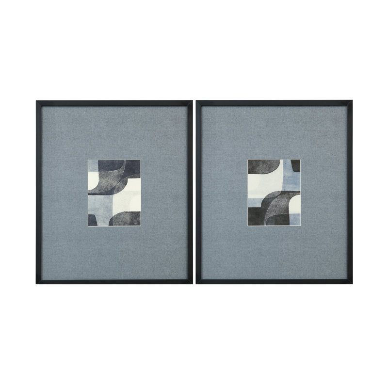 Urban Bound Framed Prints Set of 2 – Limited Edition Signed Art, Black