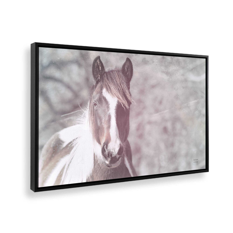 «Sunny Field IV» par Nathan Larson, reproduction d'art sur toile, Noir, Cadre flottant, H 12 po x l 18 po