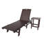 Chaise longue inclinable de 78,2 po avec table Aderson-861444659