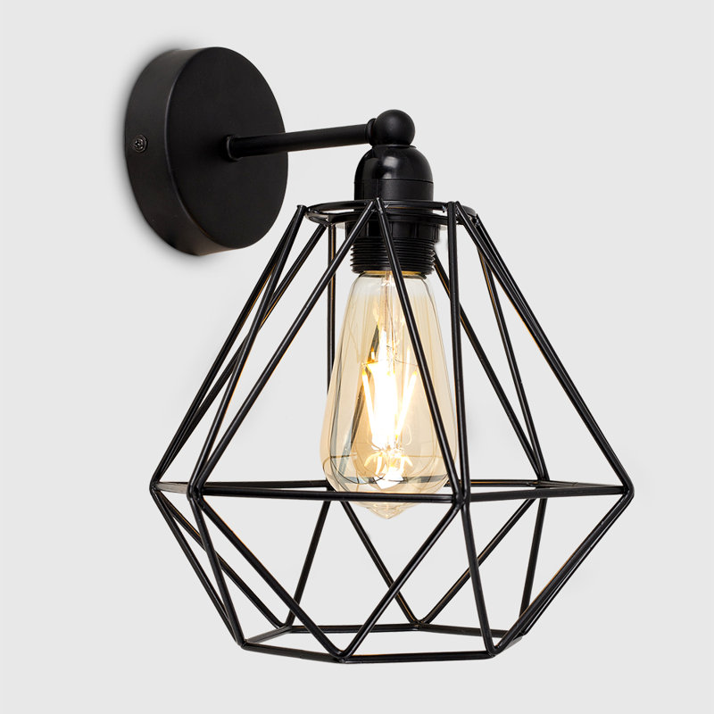Hargrove Wall Sconce, Black, Yes