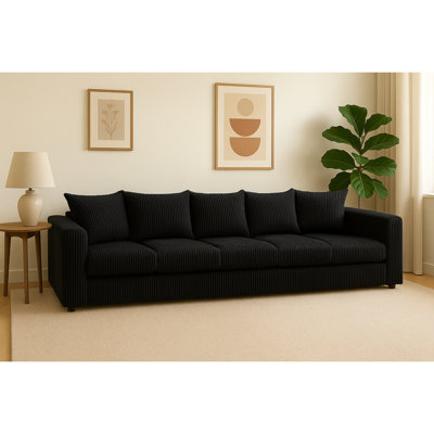 4 Seater Corduroy Sofa