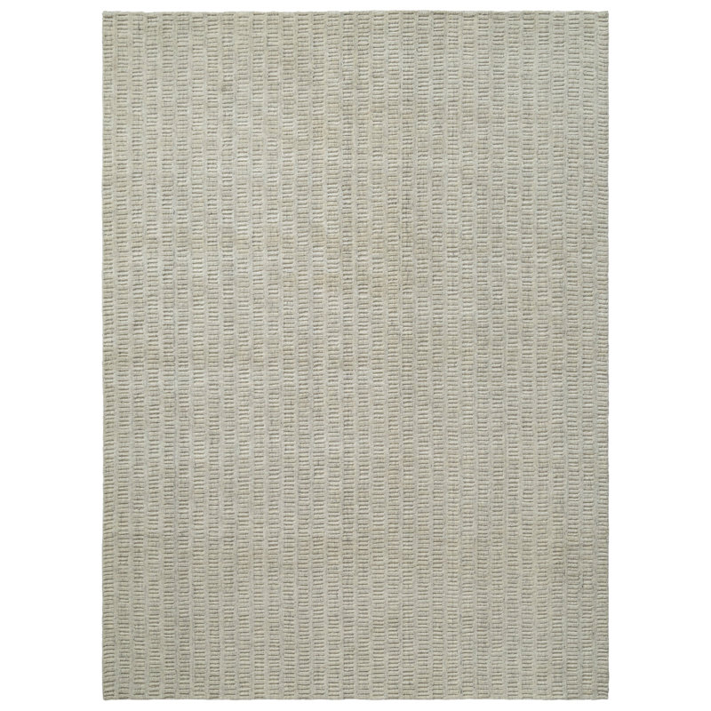 Tapis Odin tissé à la main, Grey, Rectangle 8 pi x 5 pi