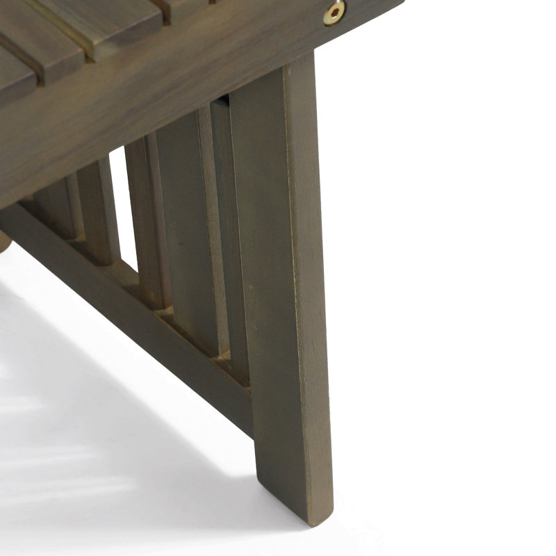 Table d'appoint pour espace de jardin extérieur, Gris