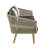 66'' Wide Acacia Patio Sofa with Cushions