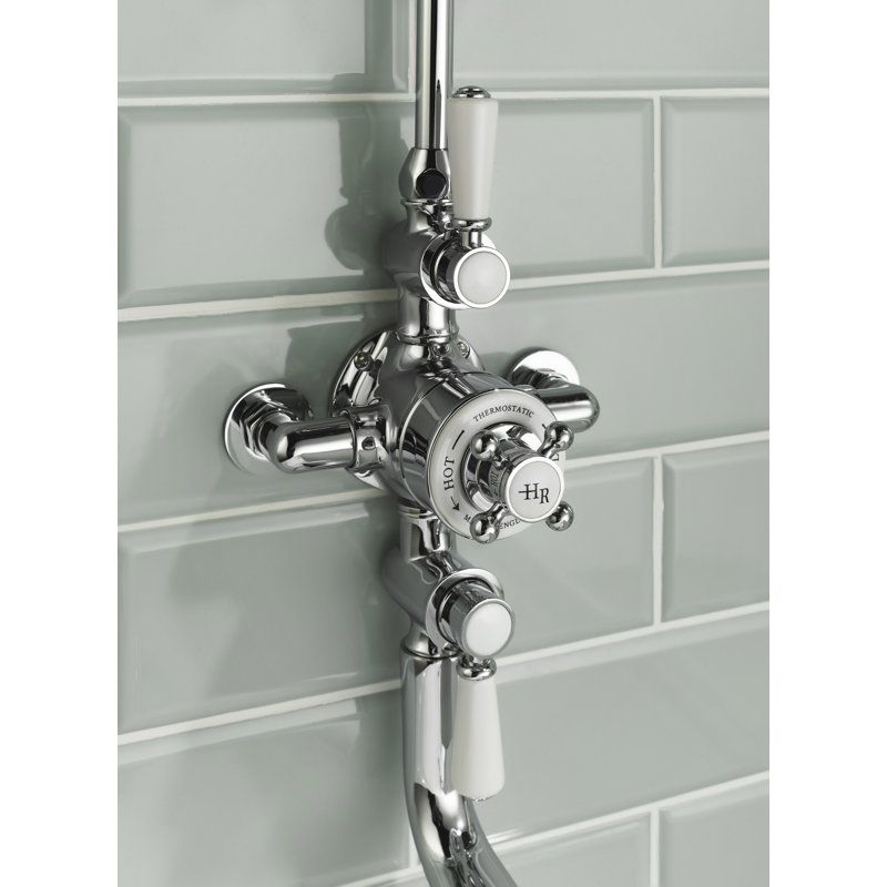 Topaz Thermostatic Shower with Dual Shower Head