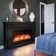 Ashmun Wide Mantel With Linear Electric Fireplace