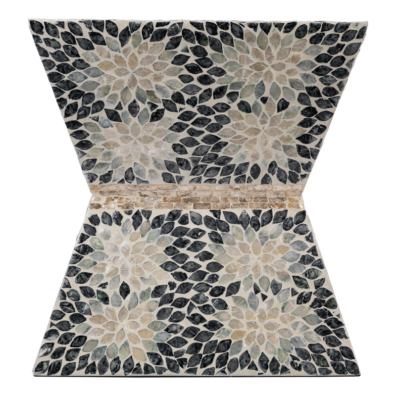 Solid + Manufactured Wood Accent Stool