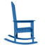 Chaise berçante pour foyer en PEHD-1847765564