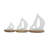 Phil 3-Piece Wood Sailboat Sculpture Set-2000595136