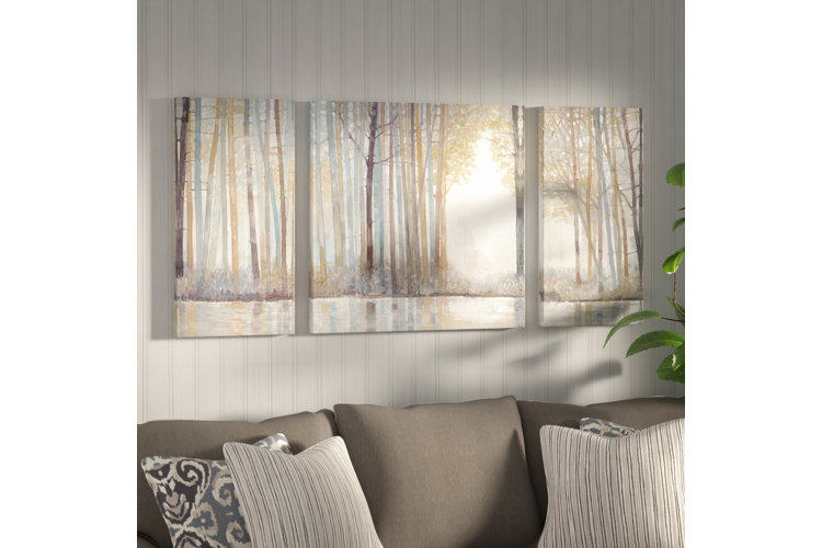 3 Piece Painting" Print on Wrapped Canvas Set