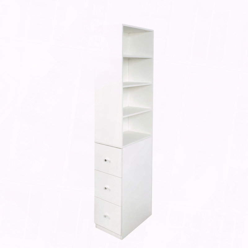 Bibliothèque en bois, Blanc
