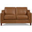 Causeuse en cuir véritable 60 po Pearlena-896843206