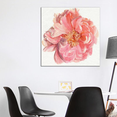 Blossomed Peony I by Jennifer Paxton Parker - Wrapped Canvas Painting