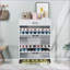 Armoire de rangement pour chaussures, organisateur de vestibule minimaliste blanc neige avec 2 tiroirs rabattables, support caché, 32 x 10 43 po-1672992987