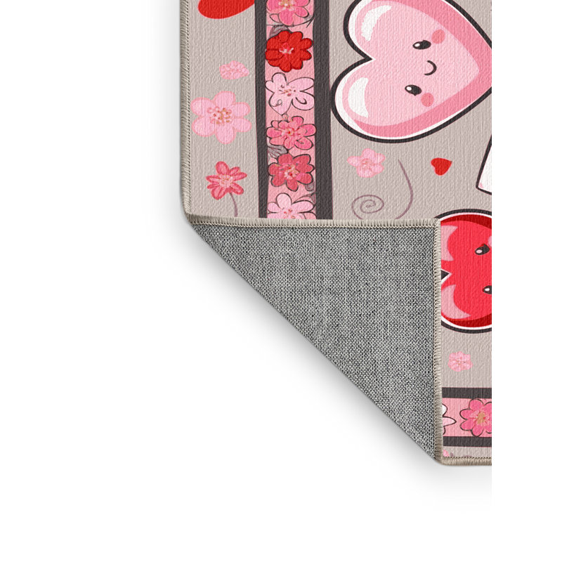 Tapis de Noël East Urban Home, Rectangle 5 pi x 7 pi
