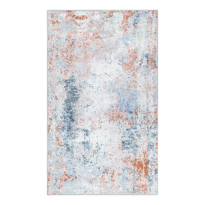Hankinson Abstract Indoor Rug, Rectangle 3'3" x 5'3"