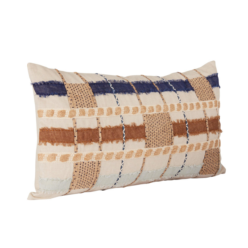 Stratton Linen Rectangle Pillow Cover & Insert