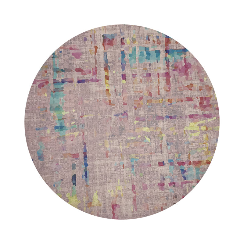 Coco Pebble 16" Vinyl Placemat, Pink