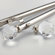 Harri Bridgon Clear Faceted Single Curtain Rod Set Adjustable 1.125" Dia